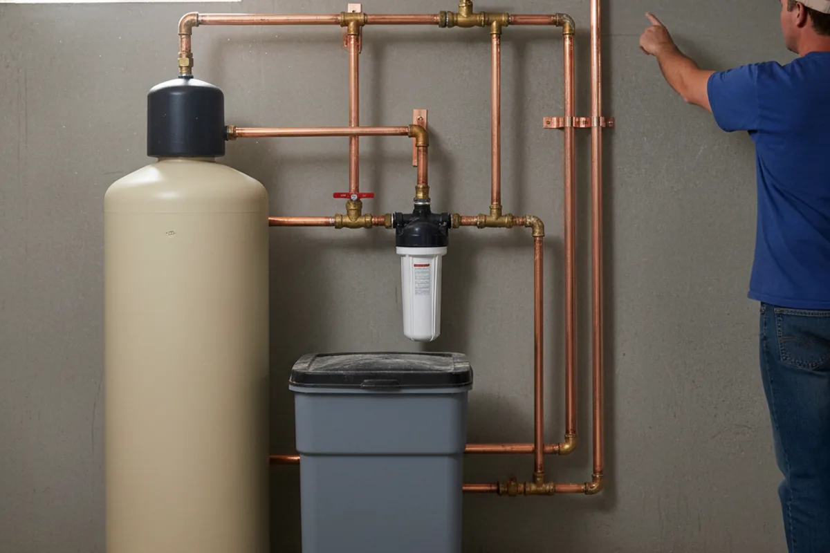 Whole-house water treatment system installed in High Falls